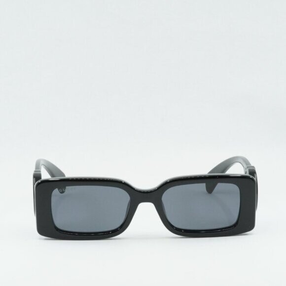 Gucci GG1325S 001 Sunglasses Black Square Frame, Grey Lenses main image 10